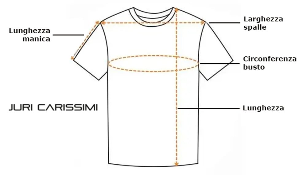 Guida alle taglie T-Shirt Oversize | Juri Carissimi